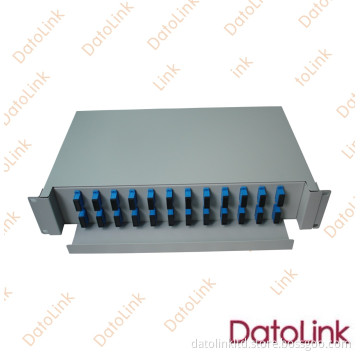 Fiber Optic Slidable Rack Mount Type Patch Panel 48 Cores